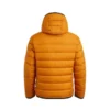 Mens Yellow Puffer Jacket with Hood Back