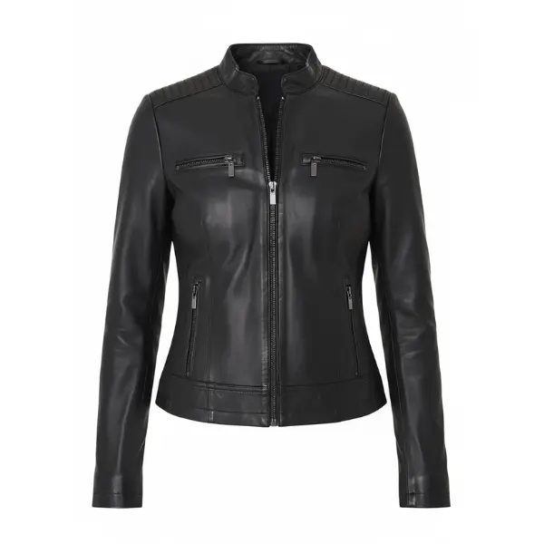 women-black-cafe-racer-leather-jacket