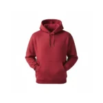 Mens Pullover Cotton Red Hoodie Front
