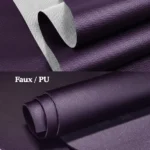 Purple Faux PU Material